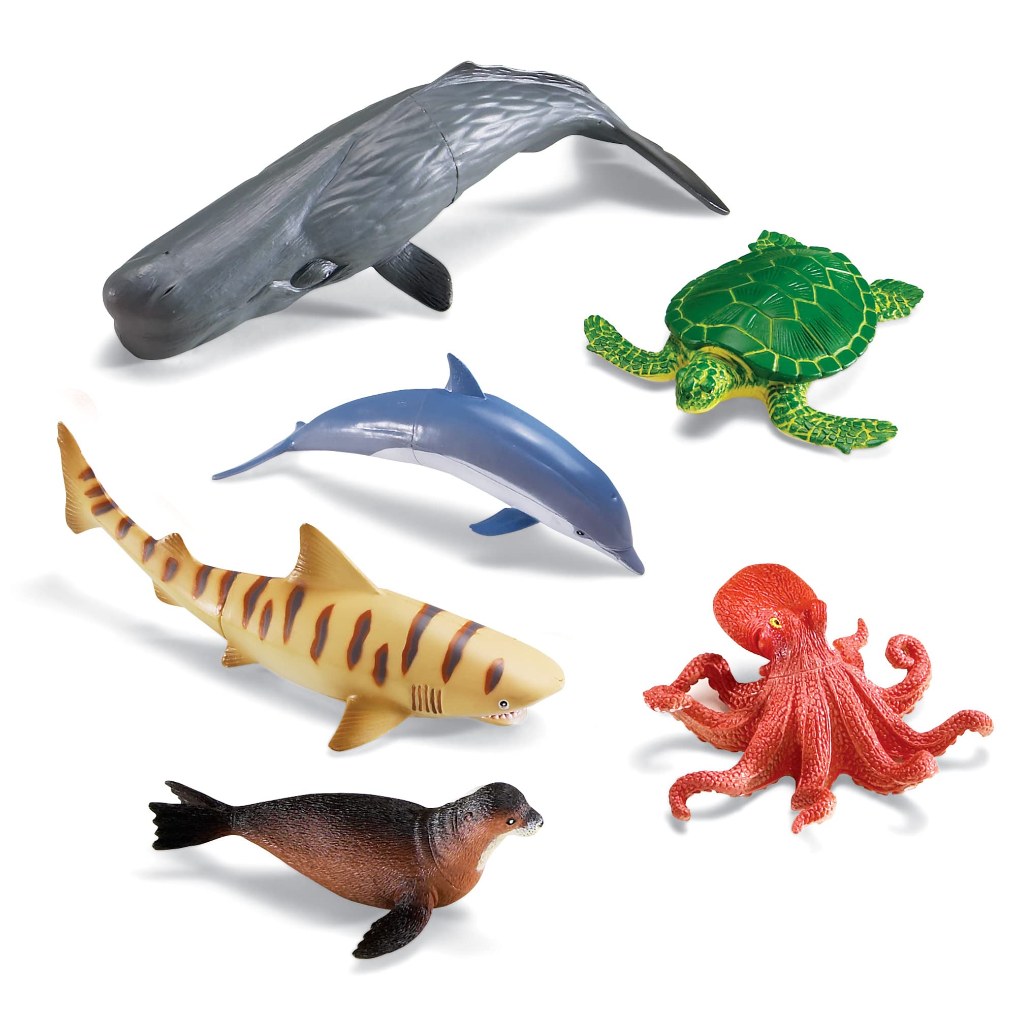 Foto 3 pulgar | Jumbo Ocean Animals De Toy Learning Resources, 6 Unidades, Más De 3 Años - Venta Internacional.