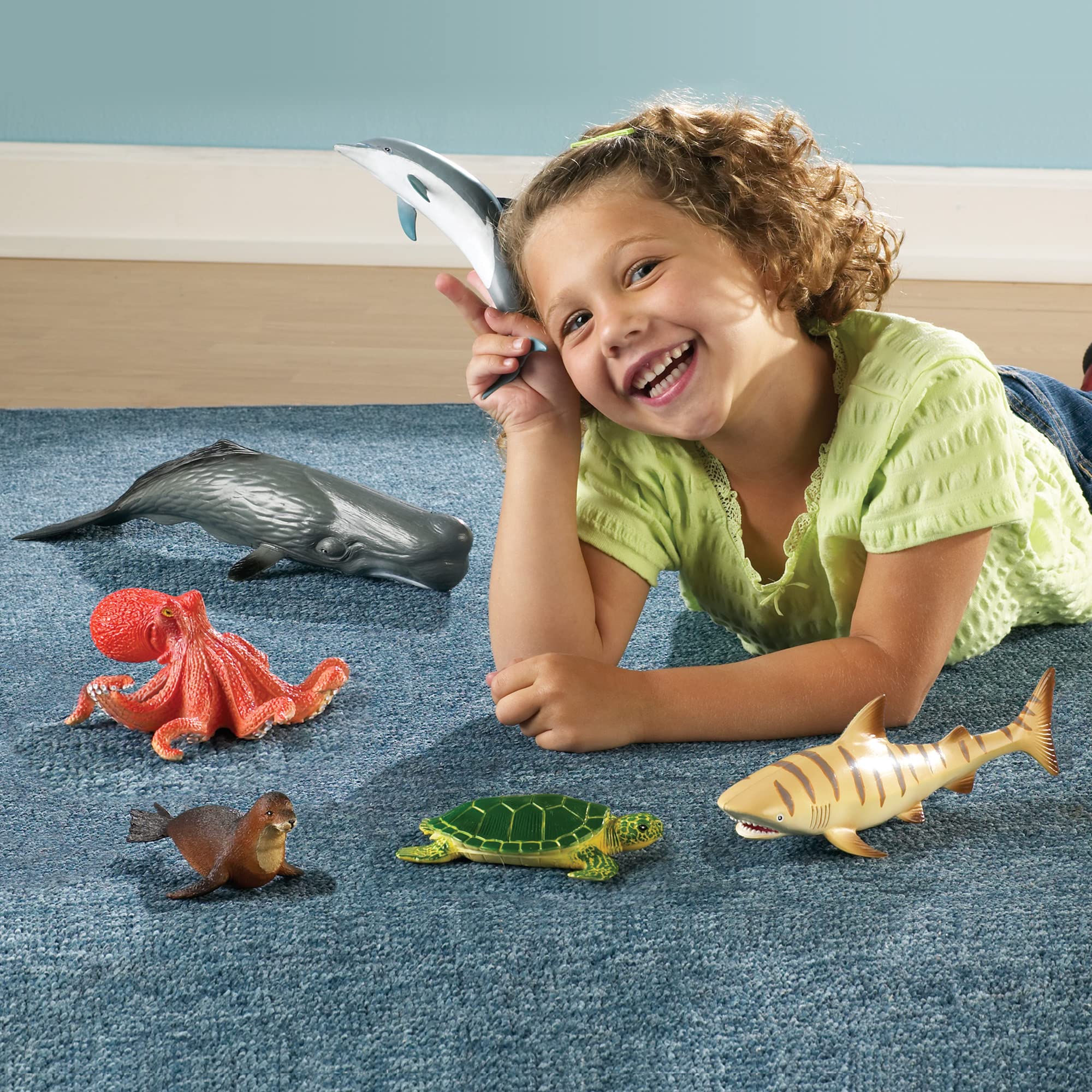 Foto 6 pulgar | Jumbo Ocean Animals De Toy Learning Resources, 6 Unidades, Más De 3 Años - Venta Internacional.