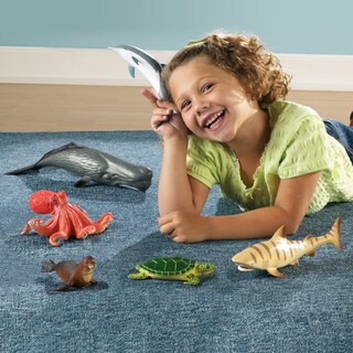 Foto 5 | Jumbo Ocean Animals De Toy Learning Resources, 6 Unidades, Más De 3 Años - Venta Internacional.