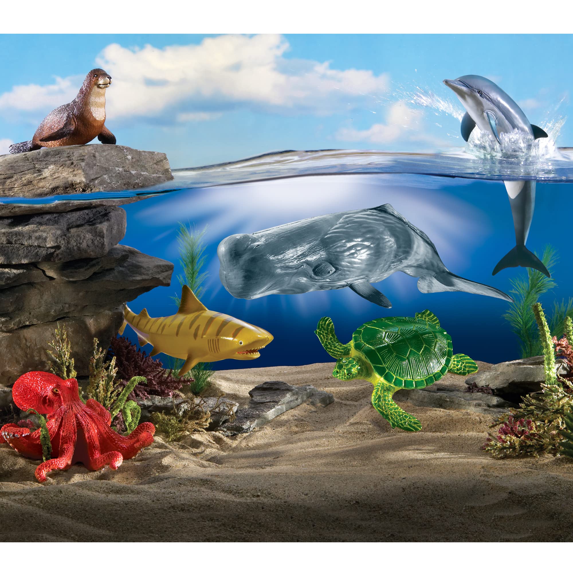 Foto 8 pulgar | Jumbo Ocean Animals De Toy Learning Resources, 6 Unidades, Más De 3 Años - Venta Internacional.