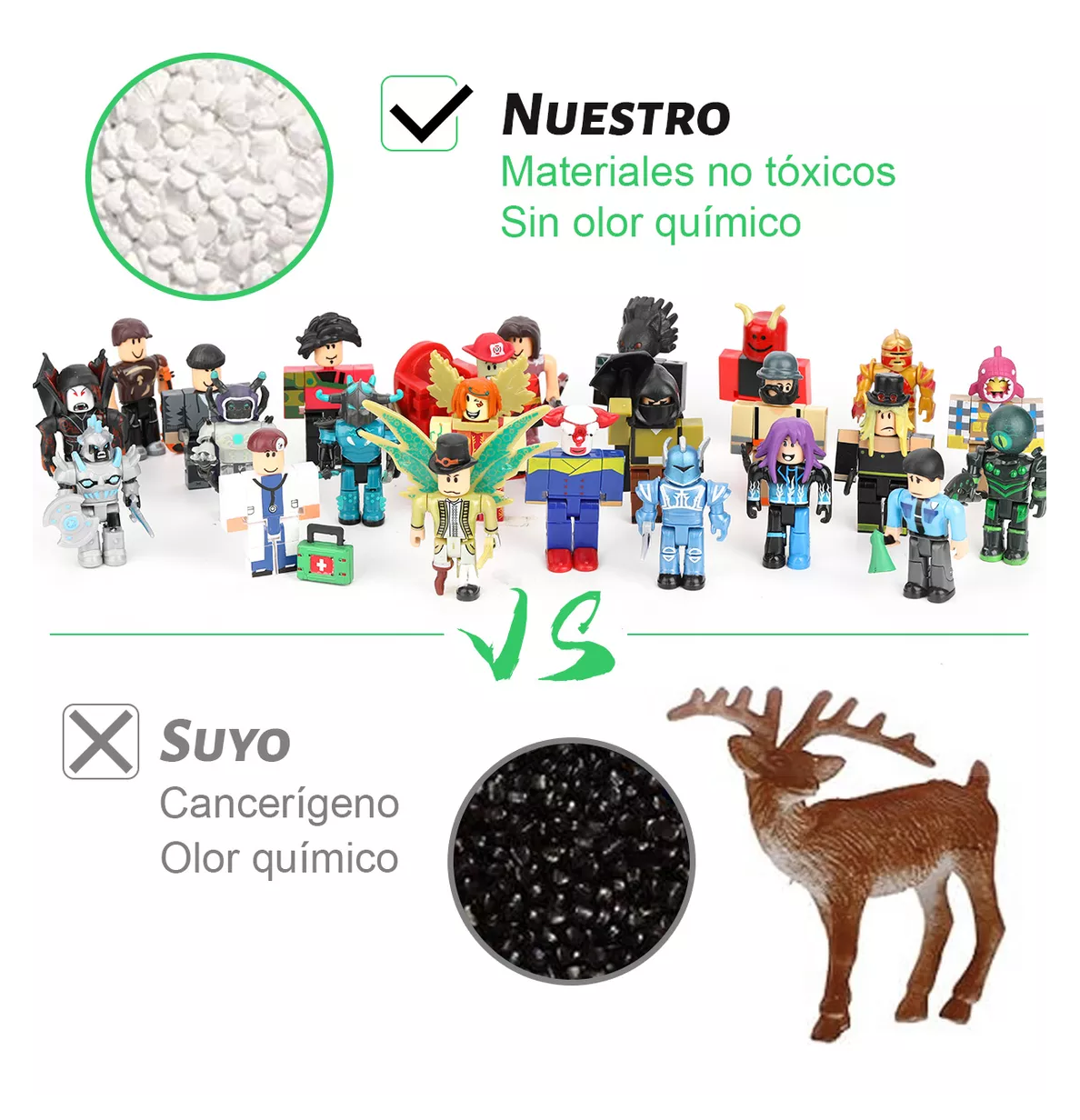 Foto 6 pulgar | Figuras Virtual World Roblox Building Block Estilo 5 24 Piezas