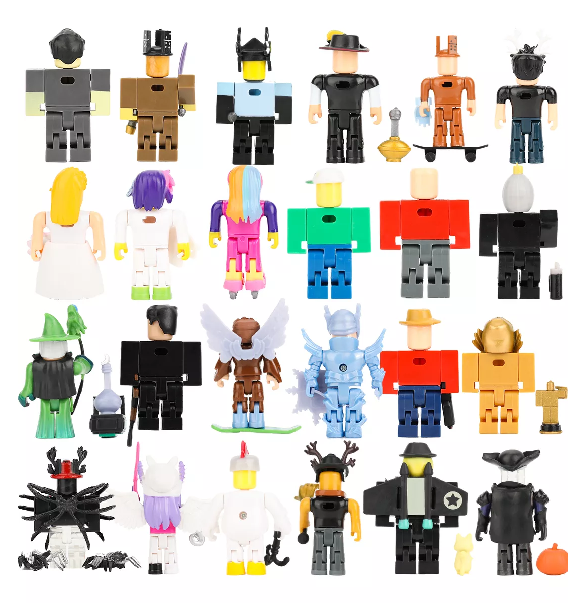 Foto 5 pulgar | Figuras Virtual World Roblox Building Block Estilo 4 24 Piezas