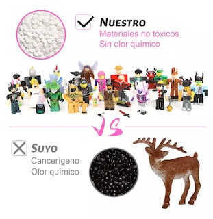 Foto 5 | Figuras Virtual World Roblox Building Block Estilo 4 24 Piezas