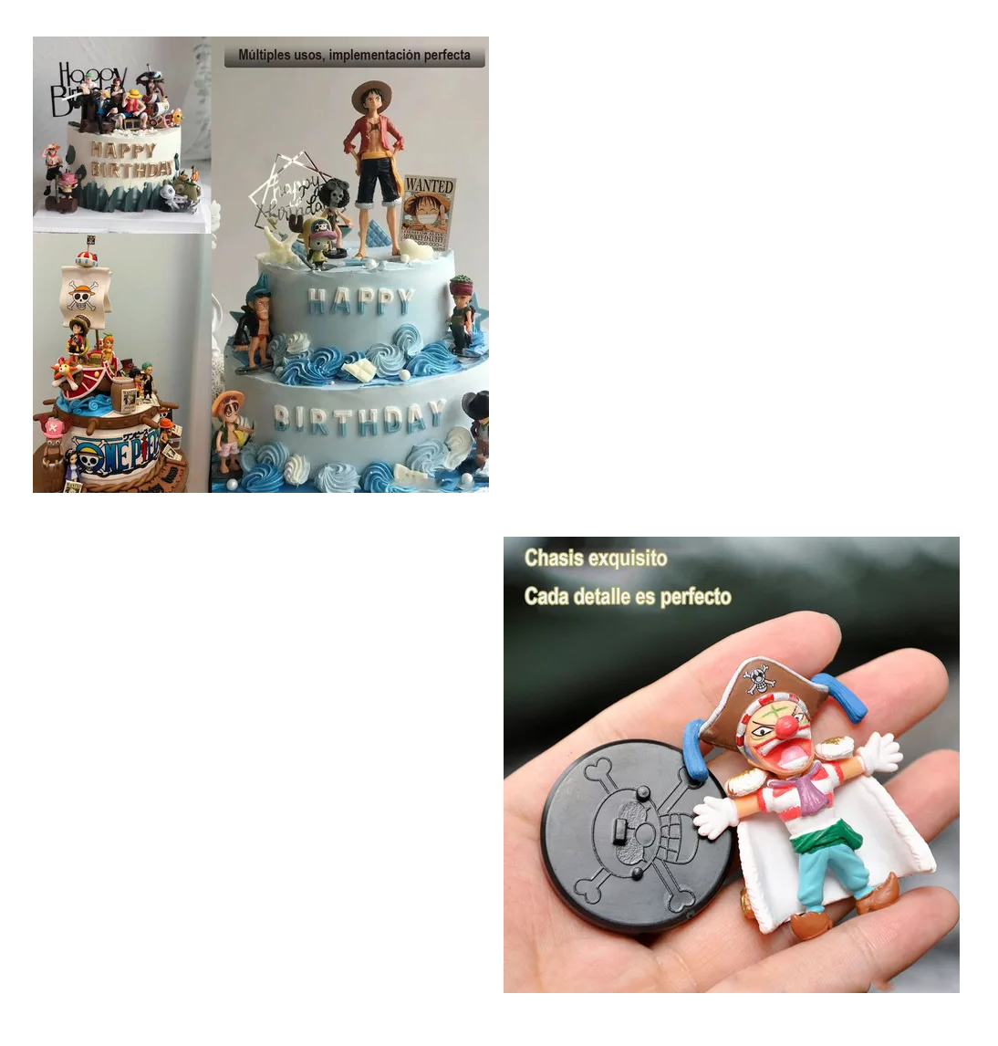 Foto 4 pulgar | Figuras de Anime Onepiece Figura 12 Piezas