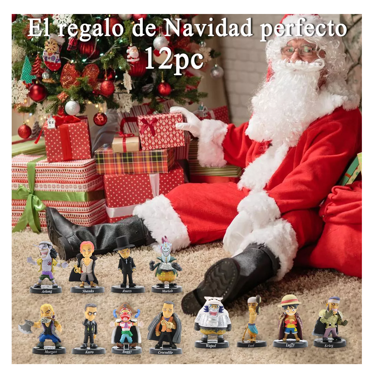 Foto 5 pulgar | Figuras de Anime Onepiece Figura 12 Piezas