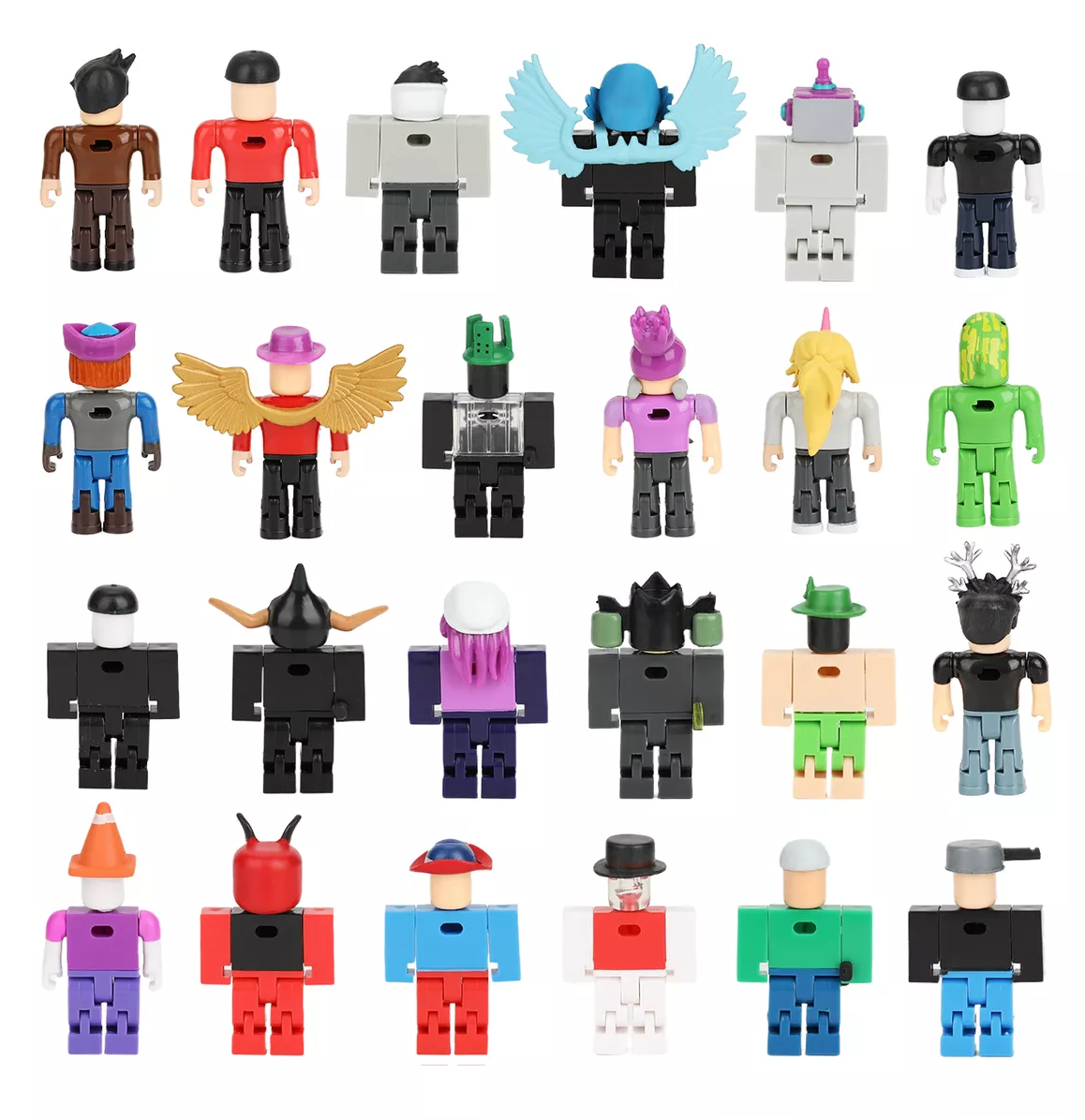 Foto 5 pulgar | Figuras World Roblox Building Block Estilo 3 24 Piezas