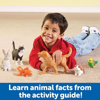 Foto 4 | Toy Learning Resources Jumbo Domestic Pets, 6 Animales De Más De 2 Años - Venta Internacional.