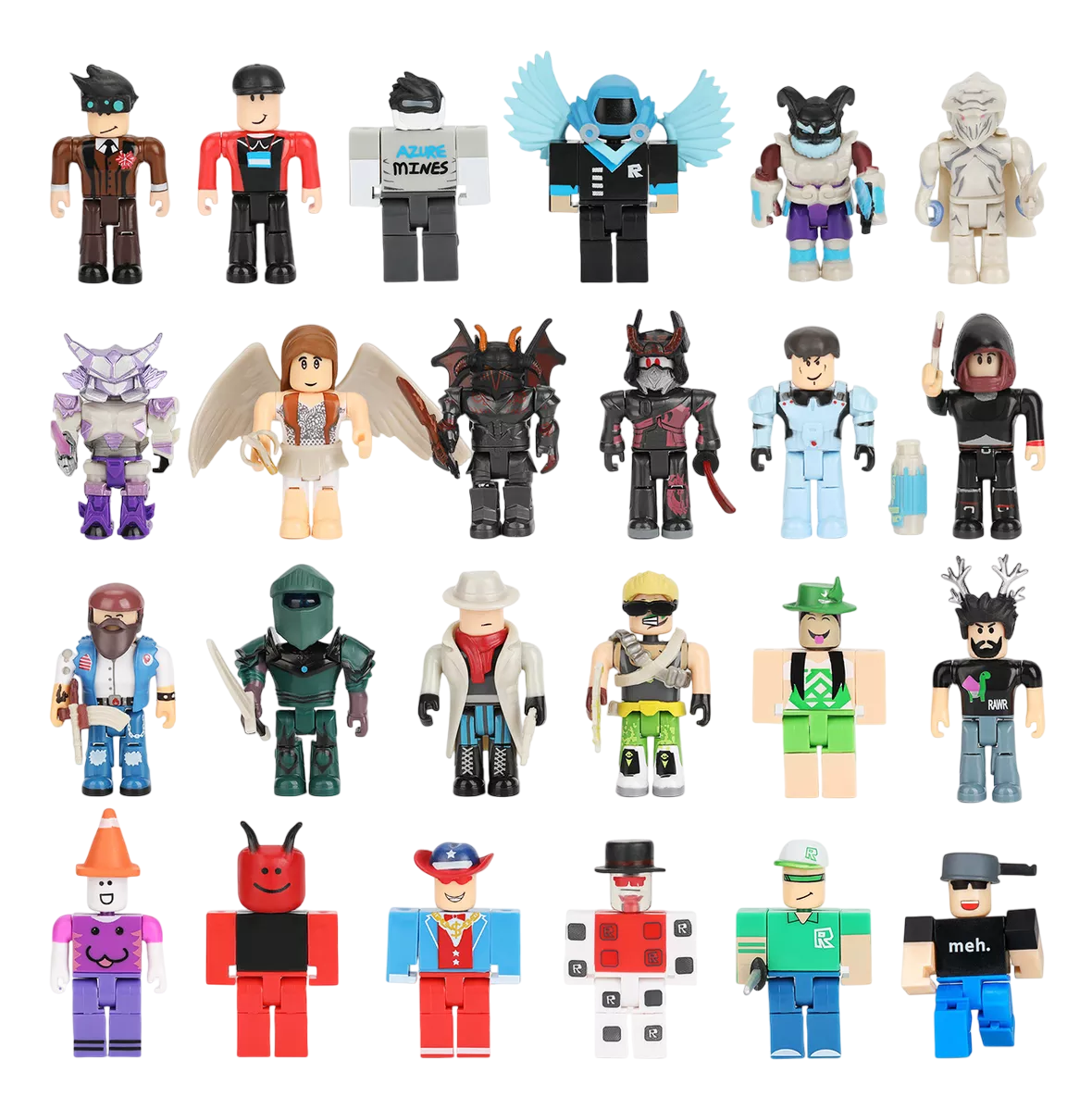 Foto 2 pulgar | Figuras Virtual World Roblox Building Block 24 Piezas