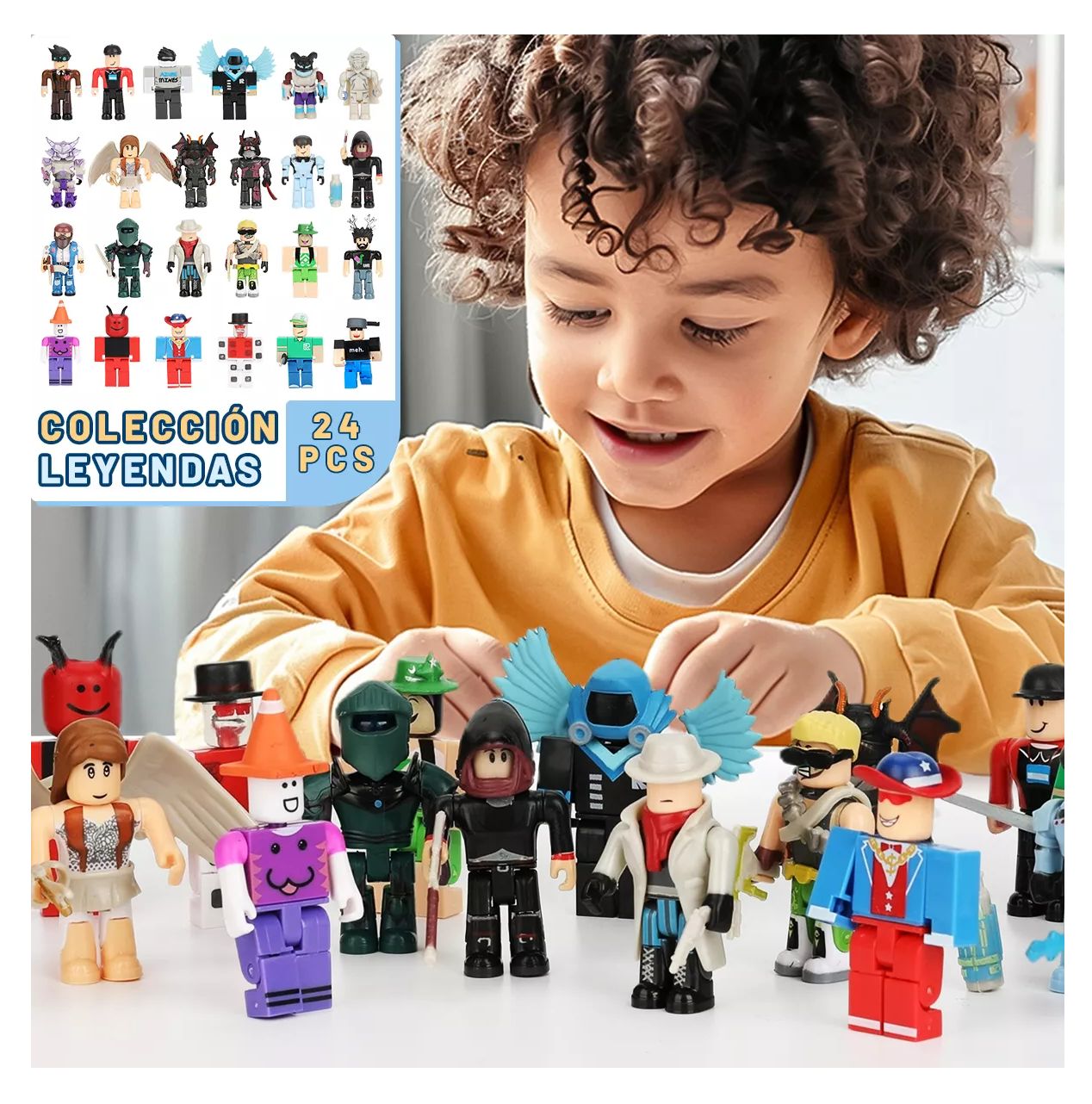 Foto 5 | Figuras Virtual World Roblox Building Block 24 Piezas