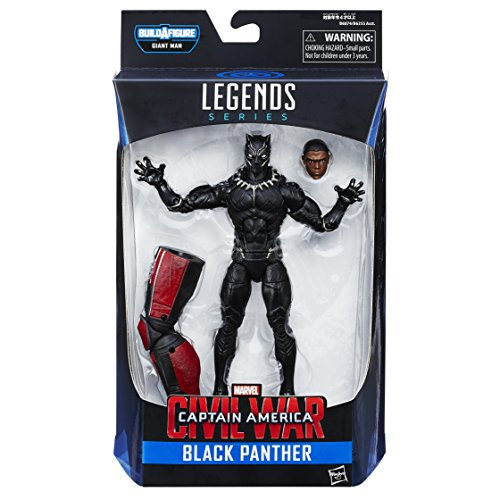 Foto 3 pulgar | Figura de Acción Black Panther Marvel Legends - Venta Internacional