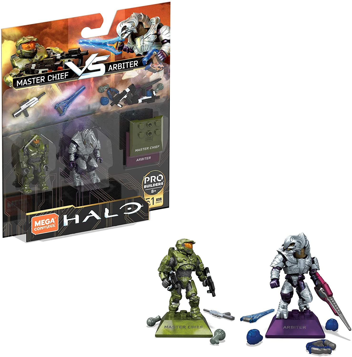 Figuras De Acción Mega Construx Heroes Master Chief Vs. Árbitro - Venta Internacional.