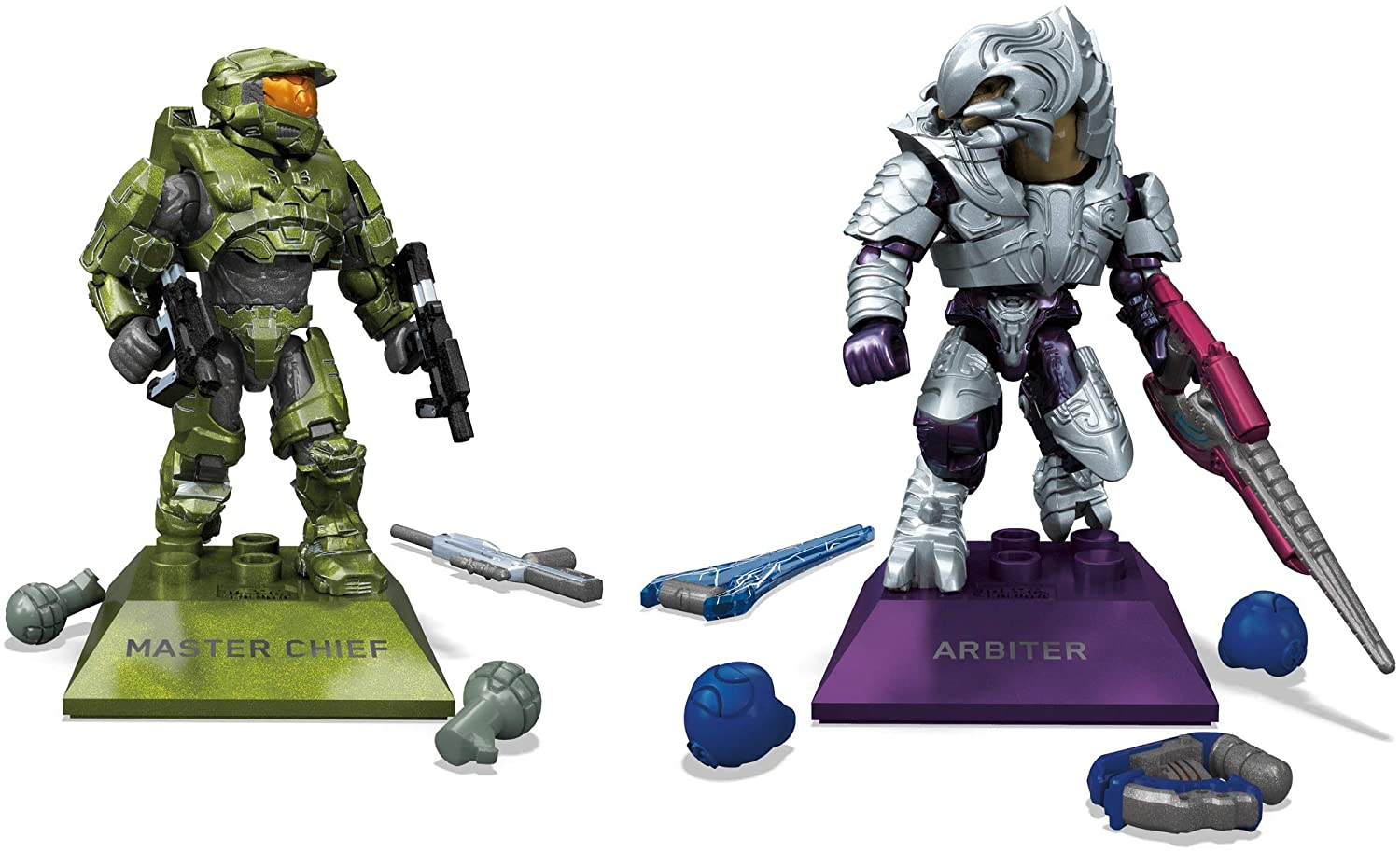 Foto 3 pulgar | Figuras De Acción Mega Construx Heroes Master Chief Vs. Árbitro - Venta Internacional.