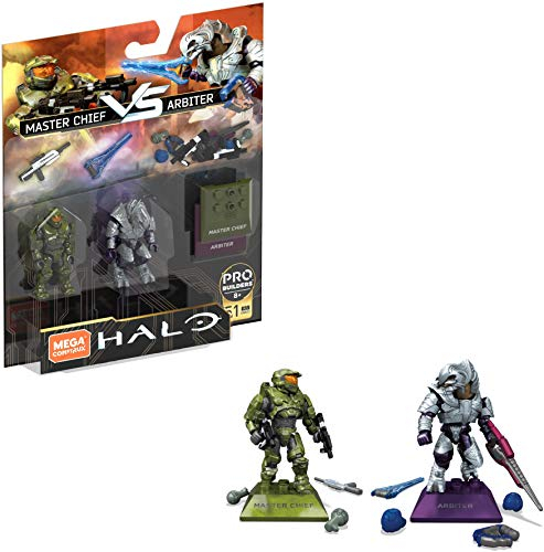 Foto 6 | Figuras De Acción Mega Construx Heroes Master Chief Vs. Árbitro - Venta Internacional.