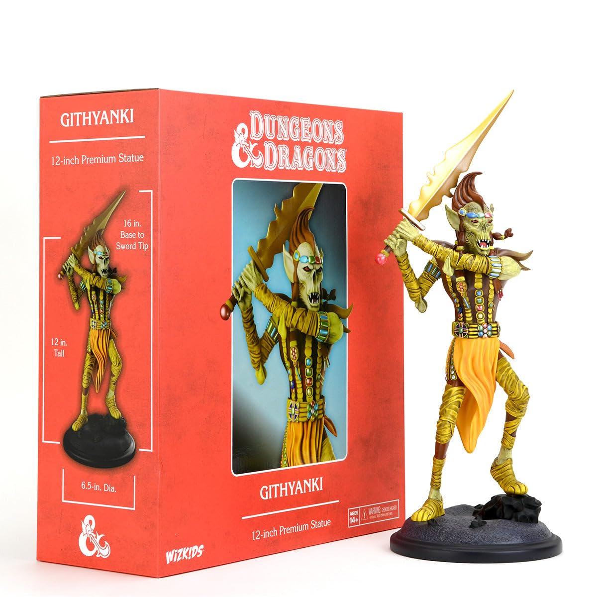 Estatua Wizkids, Réplicas De D&d De The Realms Githyanki, 30 Cm - Venta Internacional.