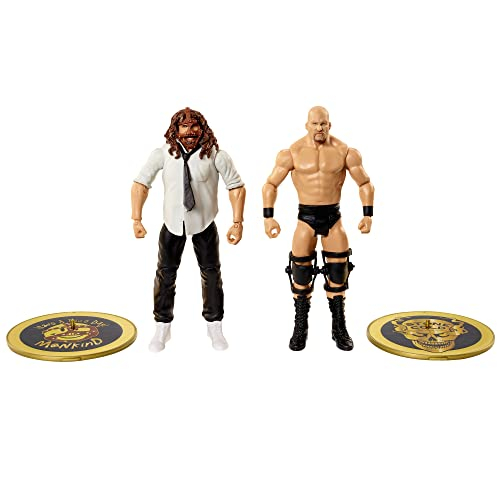 Foto 3 | Figuras De Acción Wwe Stone Cold Steve Austin Contra La Humanidad 15 Cm - Venta Internacional.
