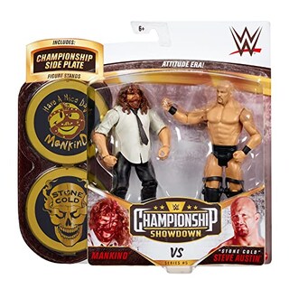 Foto 5 | Figuras De Acción Wwe Stone Cold Steve Austin Contra La Humanidad 15 Cm - Venta Internacional.
