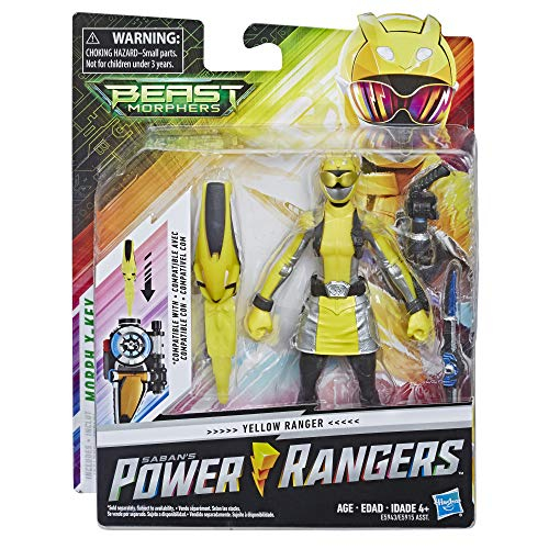 Foto 3 pulgar | Figura De Acción Power Rangers Beast Morphers Yellow Ranger 6 - Venta Internacional.