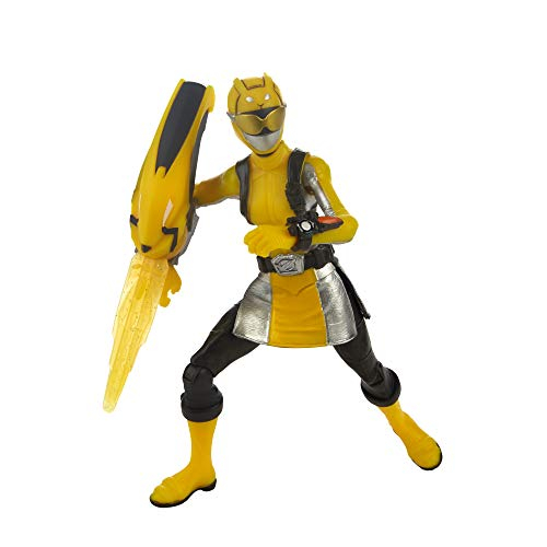 Foto 5 pulgar | Figura De Acción Power Rangers Beast Morphers Yellow Ranger 6 - Venta Internacional.