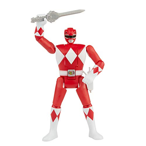 Figura De Acción Power Rangers Prg Retro Morph Red Ranger - Venta Internacional.