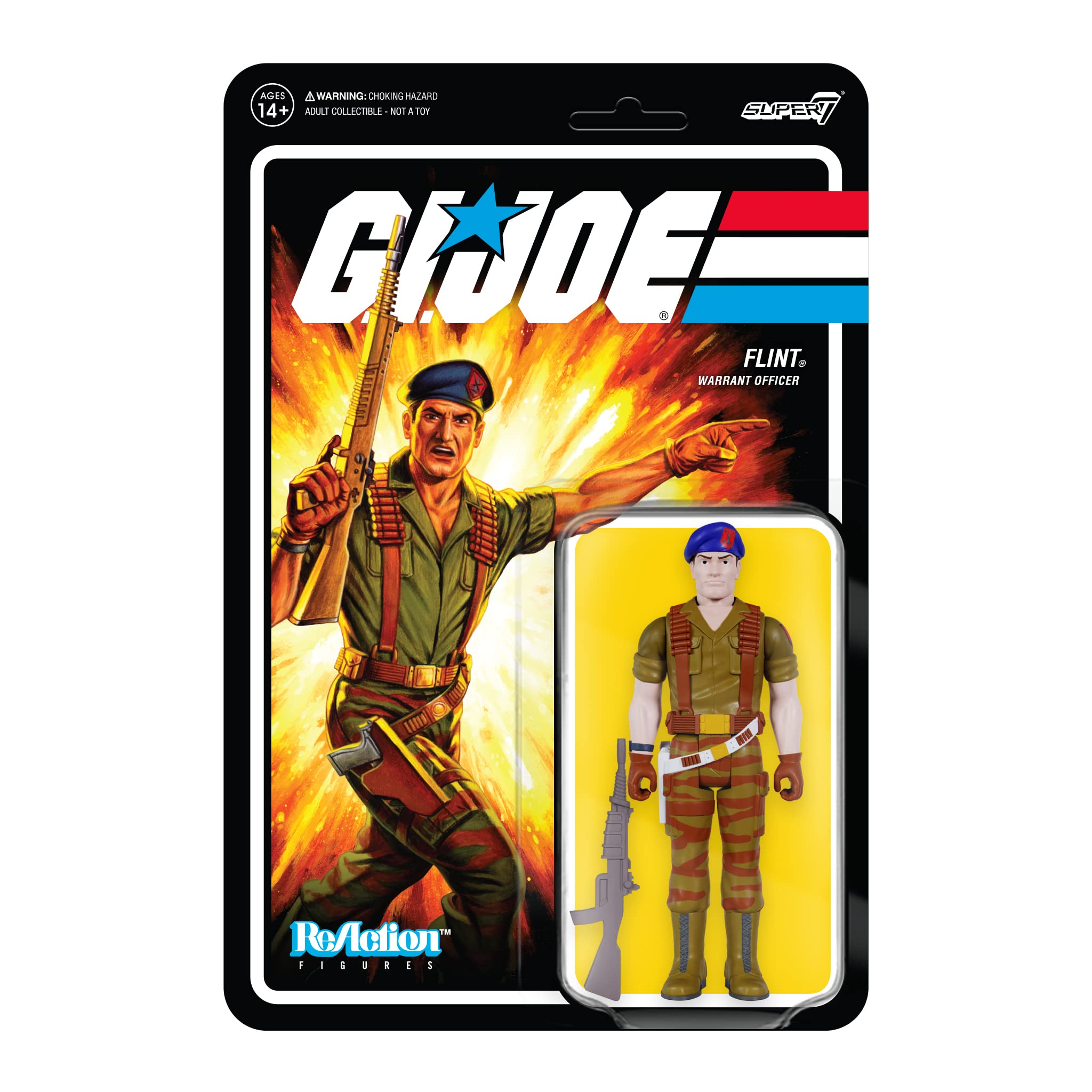 Figura de Acción Super7 G.I. Joe Flint - Venta Internacional