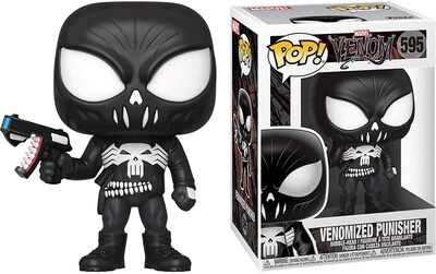 Foto 2 | Figura de Vinilo Funko Pop! Marvel Venom Venomizó A Punisher - Venta Internacional