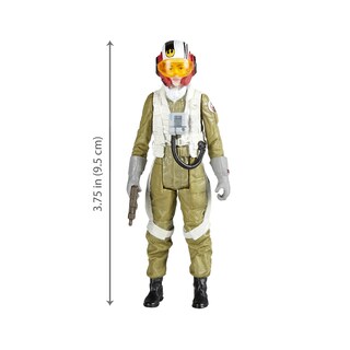 Foto 4 | Figura De Acción Star Wars E1264 Sw E8 Aero 1 Con Resistance A-wing Fighter - Venta Internacional.