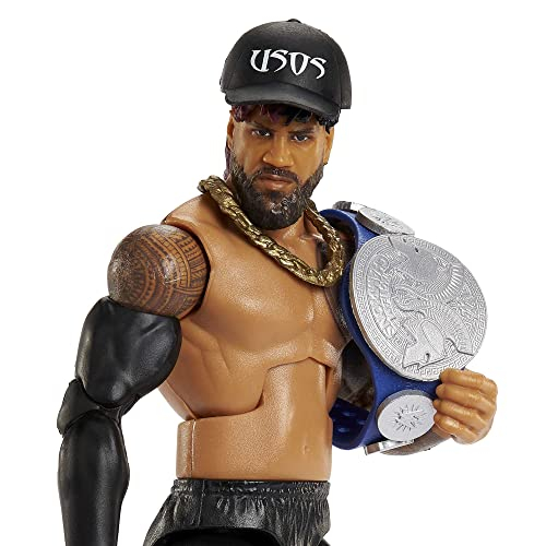 Foto 3 pulgar | Figura De Acción Posable Wwe Jimmy Uso Elite - Venta Internacional.