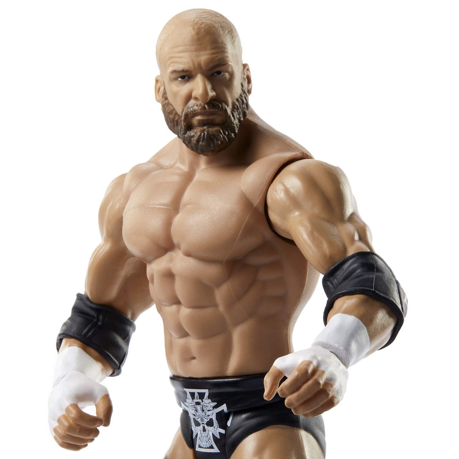 Foto 3 pulgar | Figura De Acción Wwe Triple H Basic Series #106 De 15 Cm Con Equipo - Venta Internacional.