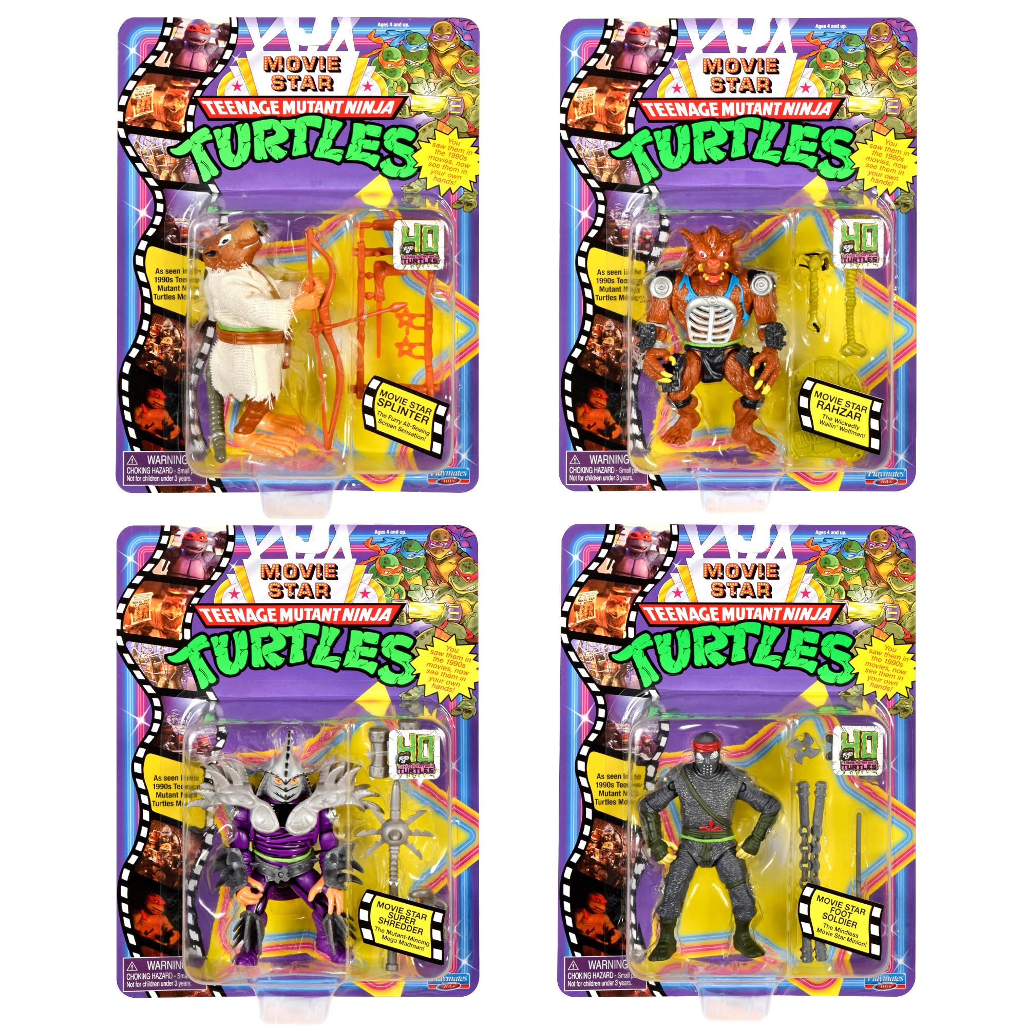 Foto 4 pulgar | Figuras De Acción Playmates Teenage Mutant Ninja Turtles - Venta Internacional.