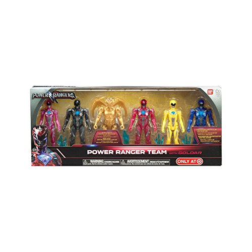 Foto 2 pulgar | Set De 6 Piezas Coleccionables Del Equipo Power Rangers De Bandai Con Exclusivo Goldar Metálico - Venta Internacional.