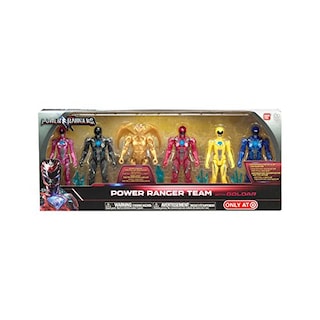 Foto 1 | Set De 6 Piezas Coleccionables Del Equipo Power Rangers De Bandai Con Exclusivo Goldar Metálico - Venta Internacional.