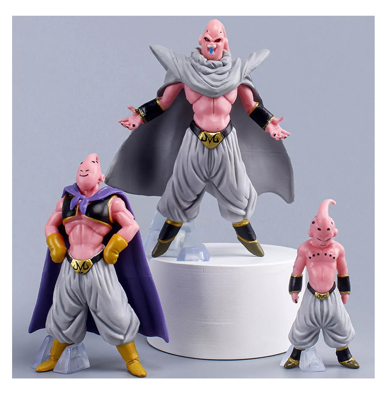 Foto 5 pulgar | Set Figuras Majin Buu Transformaciones 8 Pzas Coleccionables Multicolor