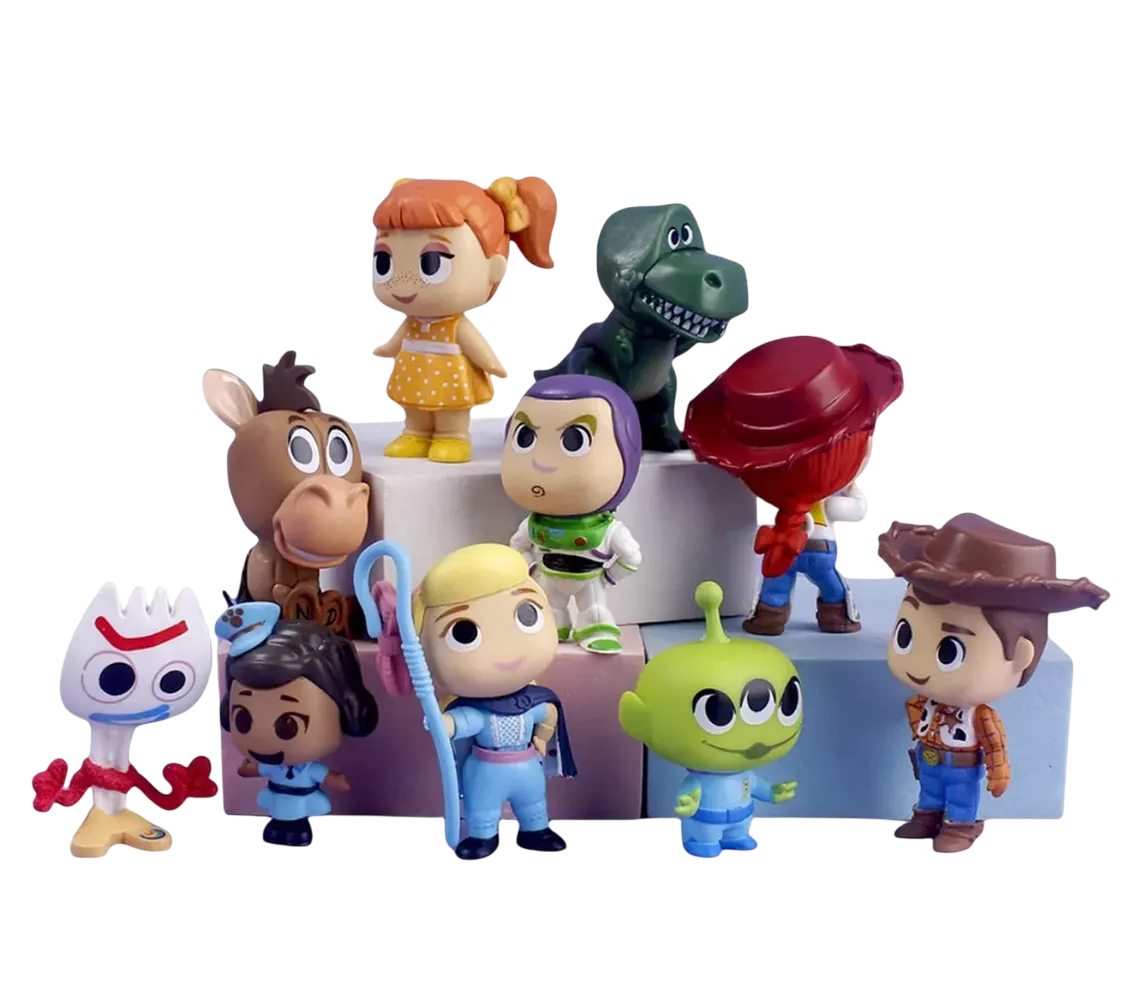 Figuras De Colección Modelos De Toy Story De Juguete 10 Pzs Multicolor