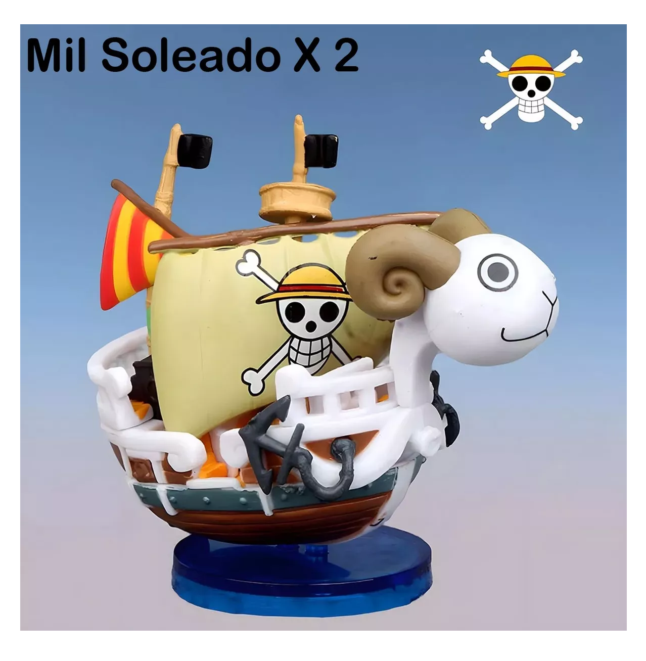 Foto 5 pulgar | Muñecos Y Figuras De Acción One Piece Mini Ship Thousand Sunny 4 Pzs, Multicolor