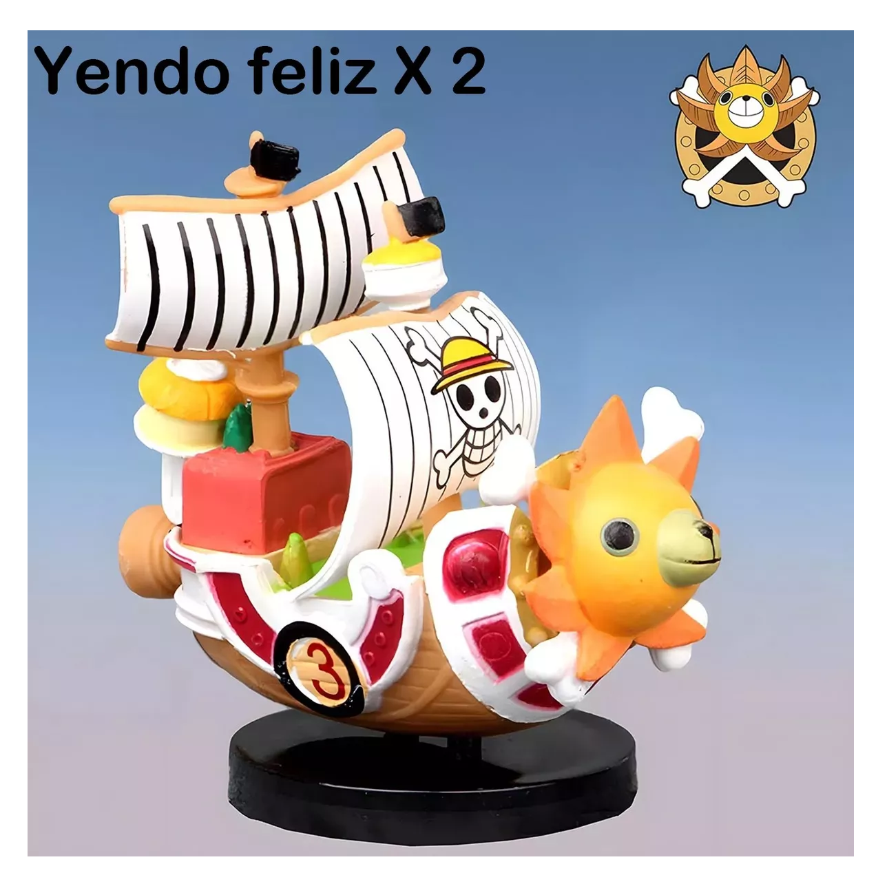 Foto 6 pulgar | Muñecos Y Figuras De Acción One Piece Mini Ship Thousand Sunny 4 Pzs, Multicolor