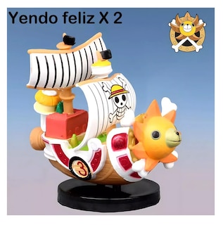 Foto 5 | Muñecos Y Figuras De Acción One Piece Mini Ship Thousand Sunny 4 Pzs, Multicolor