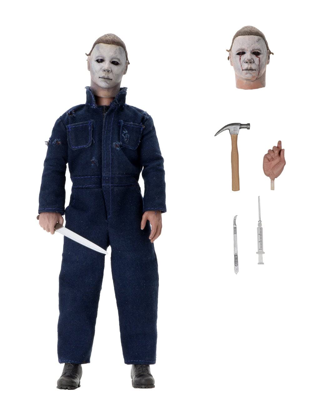Figura De Acción Neca Halloween 2 Michael Myers, 20 Cm, Retro - Venta Internacional.