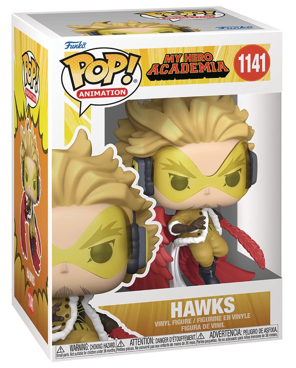 Foto 8 pulgar | Figura De Vinilo Funko Pop My Hero Acadamia Hawks De 9,5 Cm Con Caja - Venta Internacional.