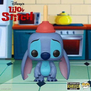 Foto 3 | Juguete Artístico En Vinilo Funko Pop! Disney Lilo & Stitch Stitch Con Tapón - Venta Internacional.