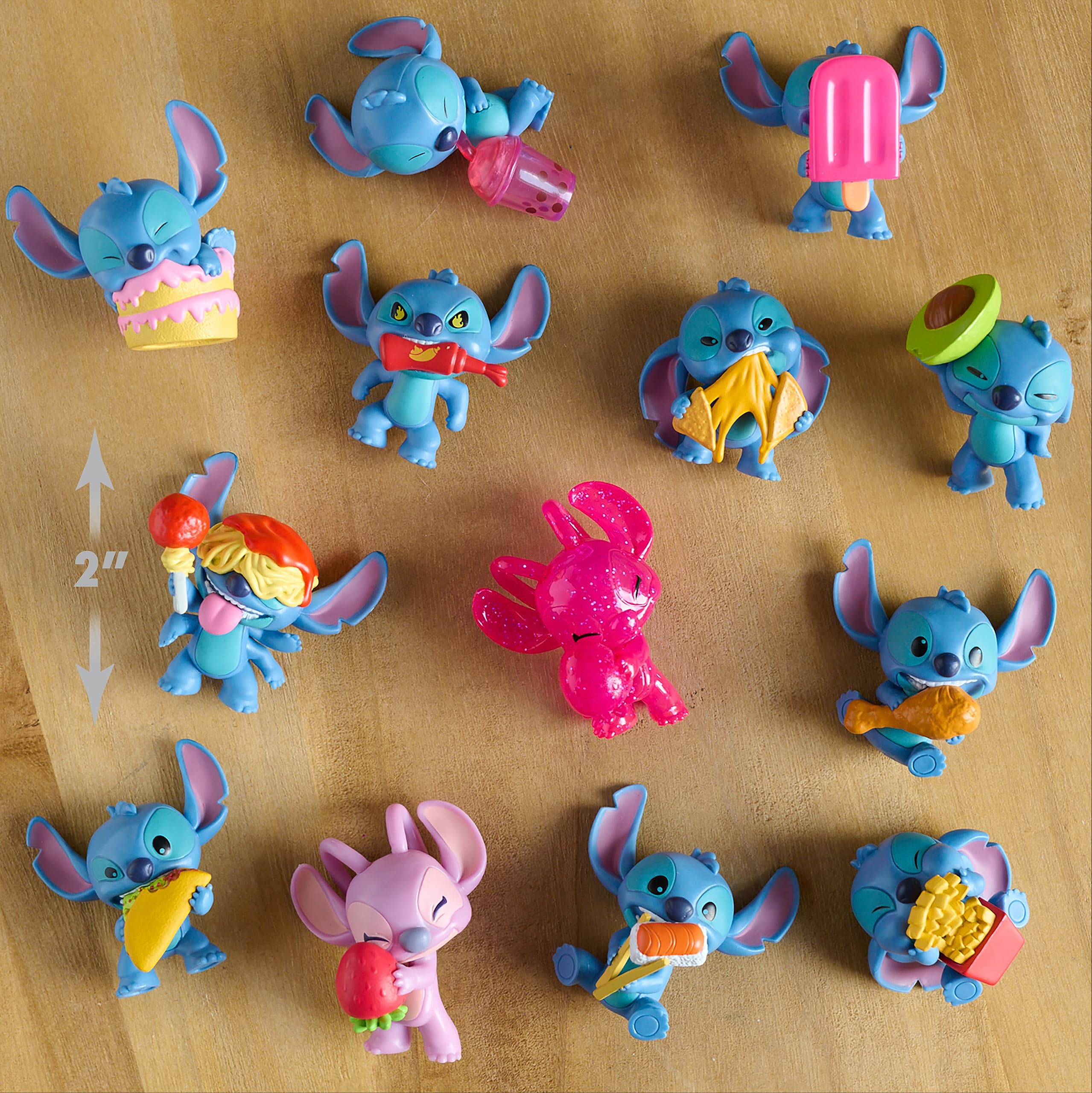 Foto 6 pulgar | Minifiguras Stitch Blind De Toy Just Play, Paquete De 2 Con Caja Para Hamburguesas - Venta Internacional.