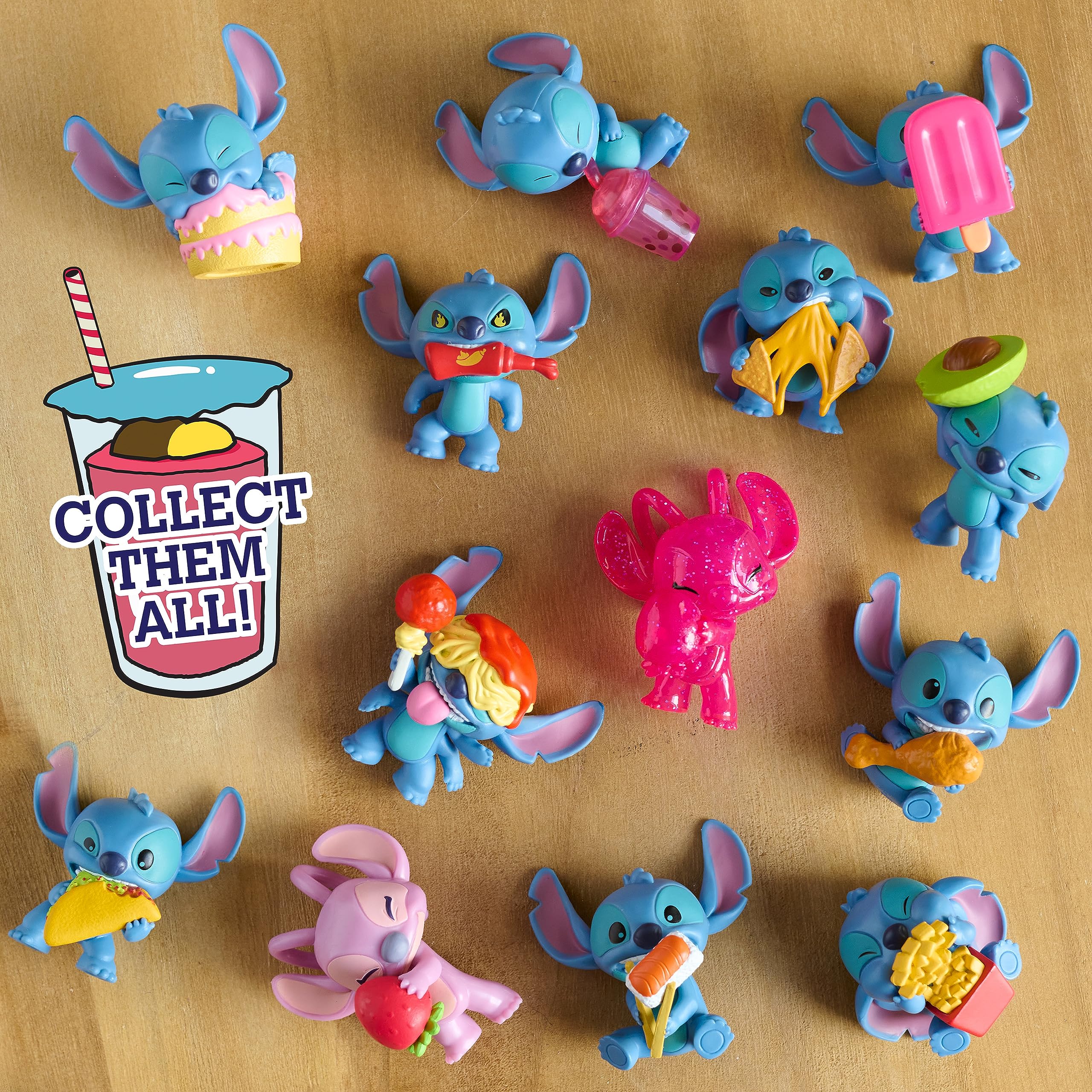 Foto 6 | Minifiguras Stitch Blind De Toy Just Play, Paquete De 2 Con Caja Para Hamburguesas - Venta Internacional.