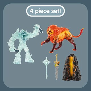 Foto 3 | Set De Juego Schleich Eldr Creatures Battle For Super Weapon, 5 Unidades - Venta Internacional.