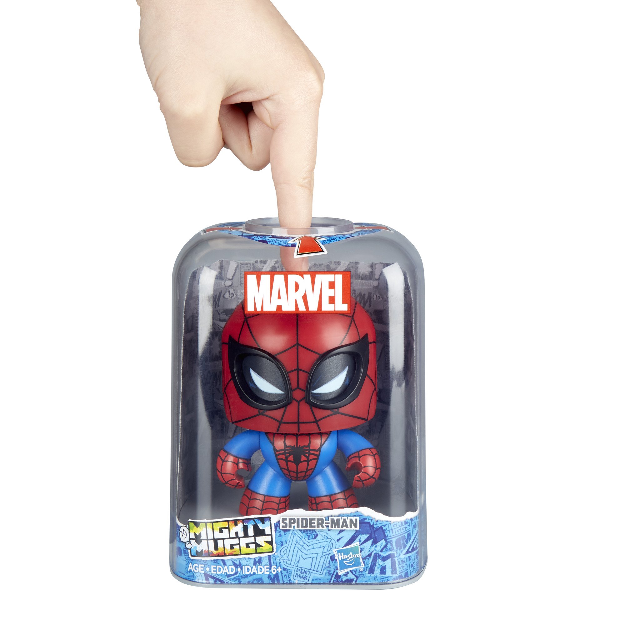 Foto 6 pulgar | Figura De Acción Marvel Mighty Muggs Spider-man #4 Con Funda - Venta Internacional.