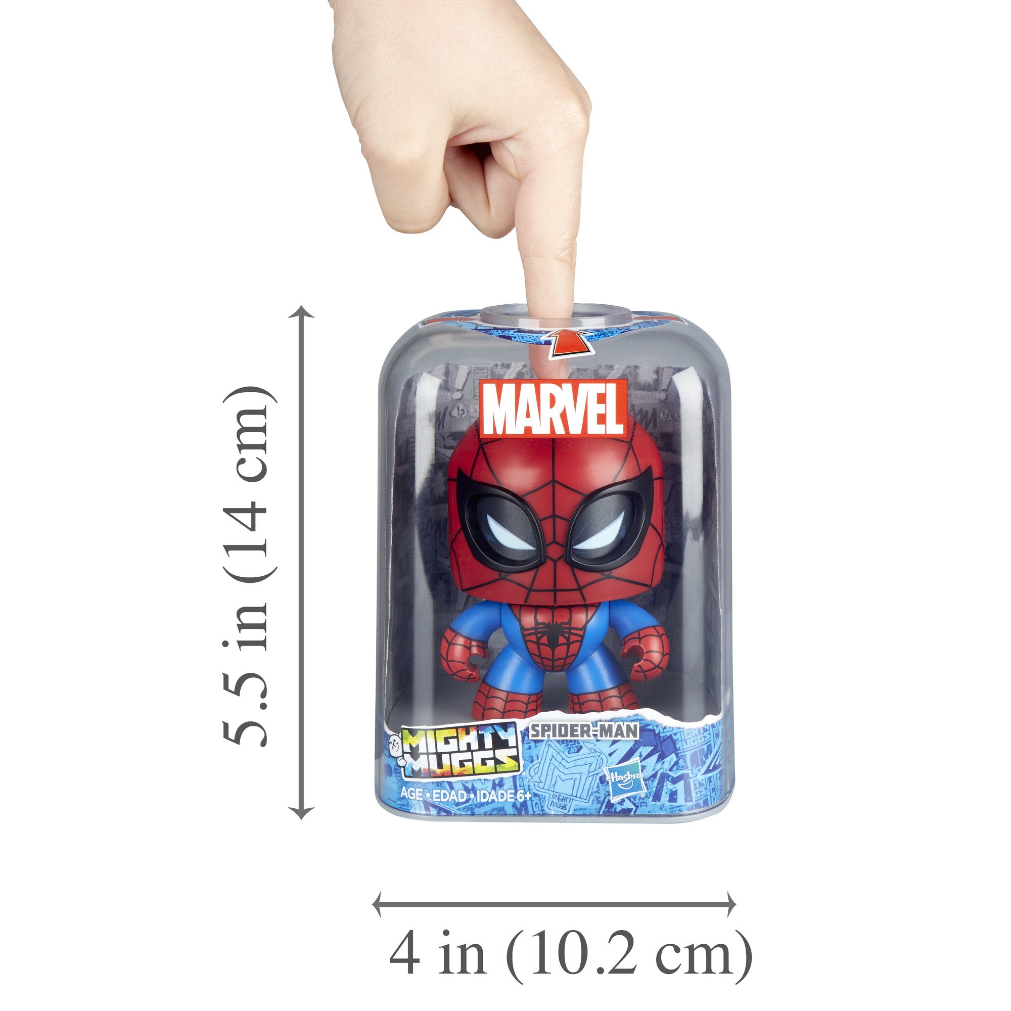 Foto 8 pulgar | Figura De Acción Marvel Mighty Muggs Spider-man #4 Con Funda - Venta Internacional.