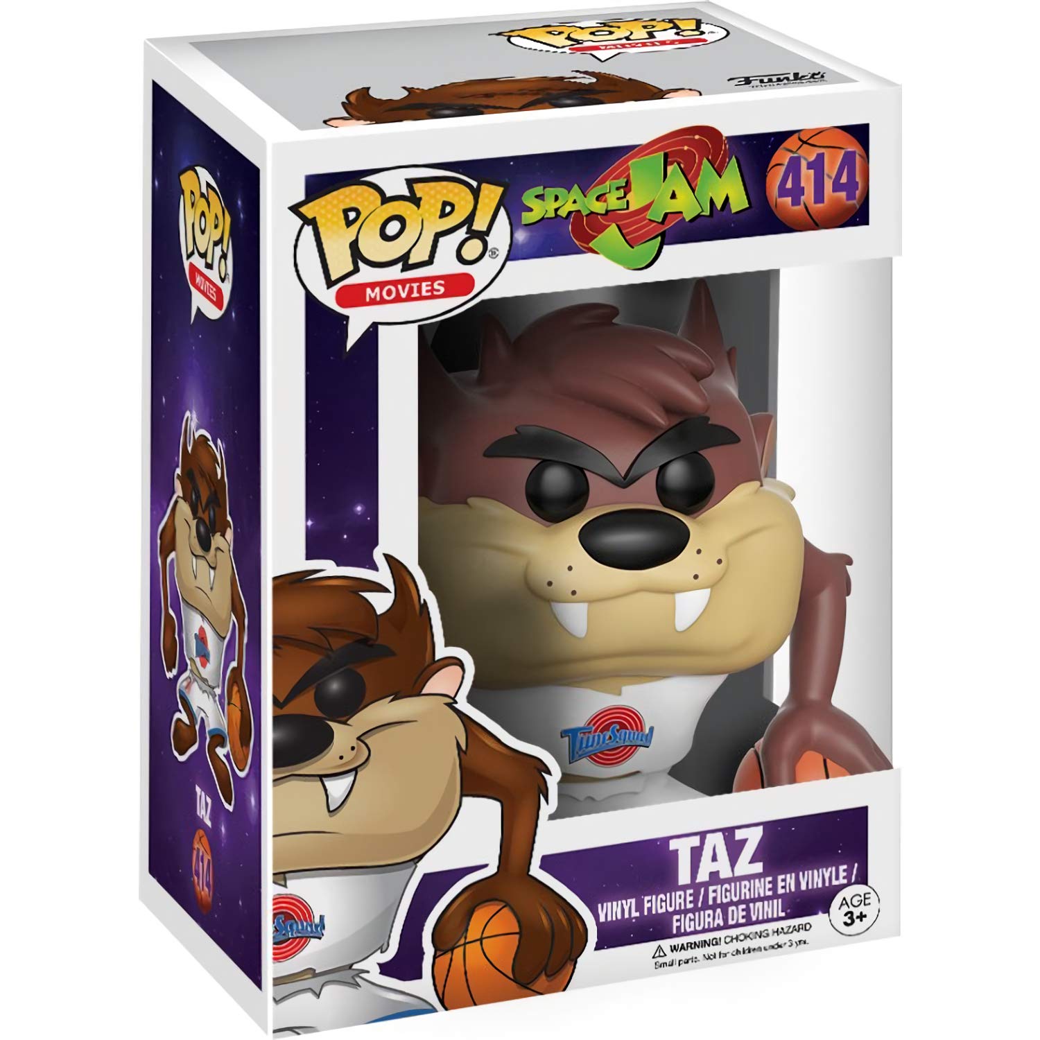 Foto 5 pulgar | Figura De Vinilo Funko Pop! Películas Taz Space Jam Con Protector - Venta Internacional.