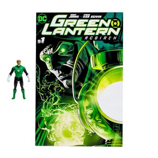 Foto 3 | Figura De Acción Mcfarlane Toys Dc Direct Green Lantern De 3 Pulgadas - Venta Internacional.