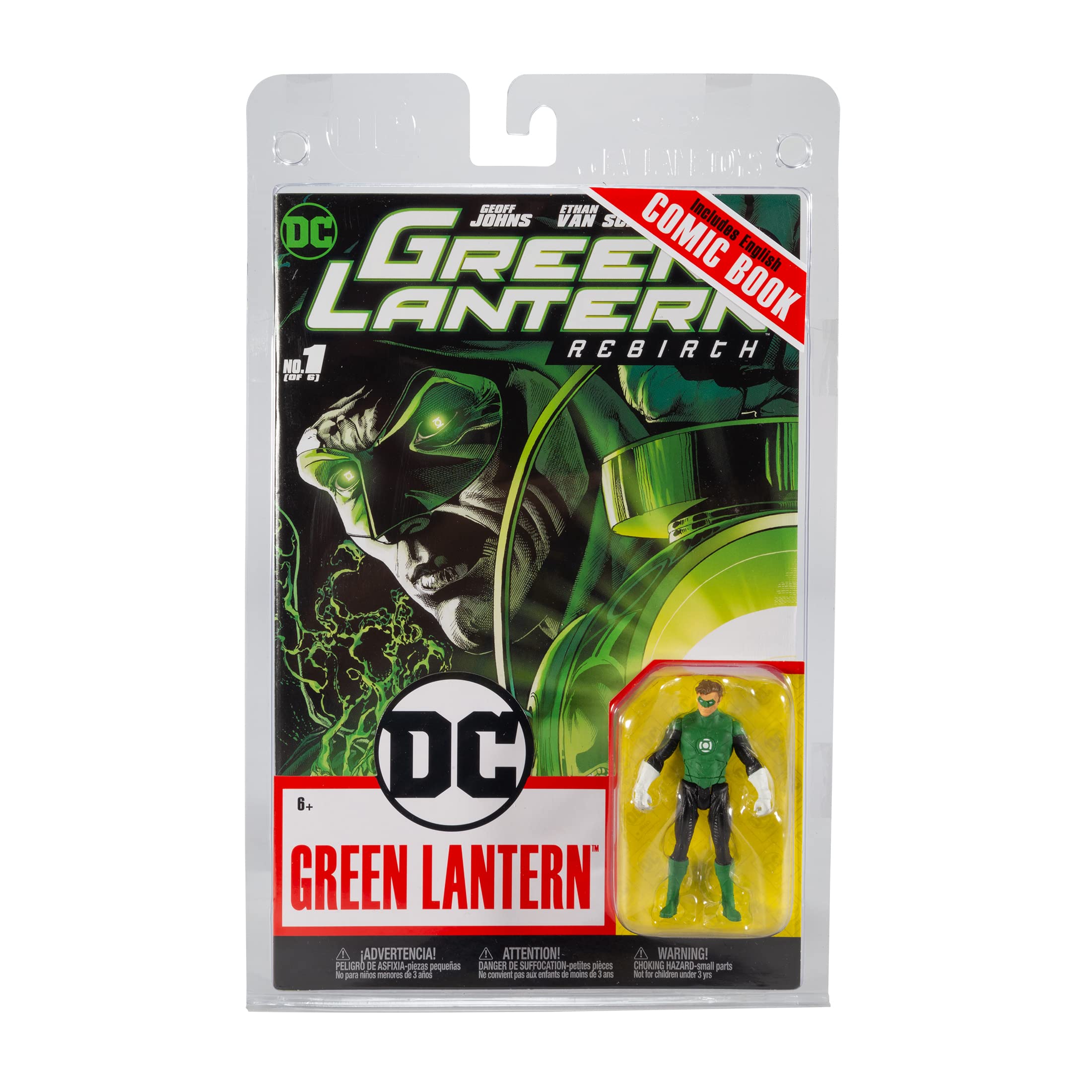 Foto 8 pulgar | Figura De Acción Mcfarlane Toys Dc Direct Green Lantern De 3 Pulgadas - Venta Internacional.