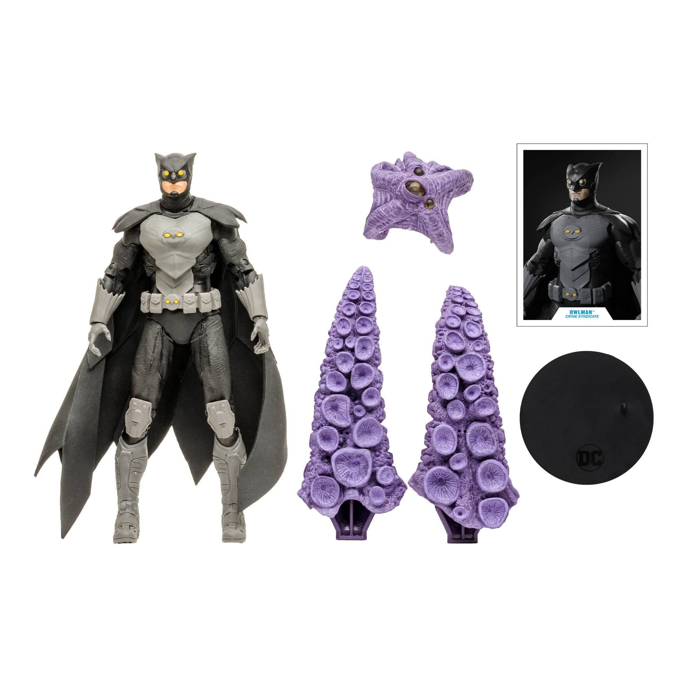 Foto 4 pulgar | Figura De Acción Mcfarlane Toys Dc Multiverse Owlman De 18 Cm Con Starro - Venta Internacional.