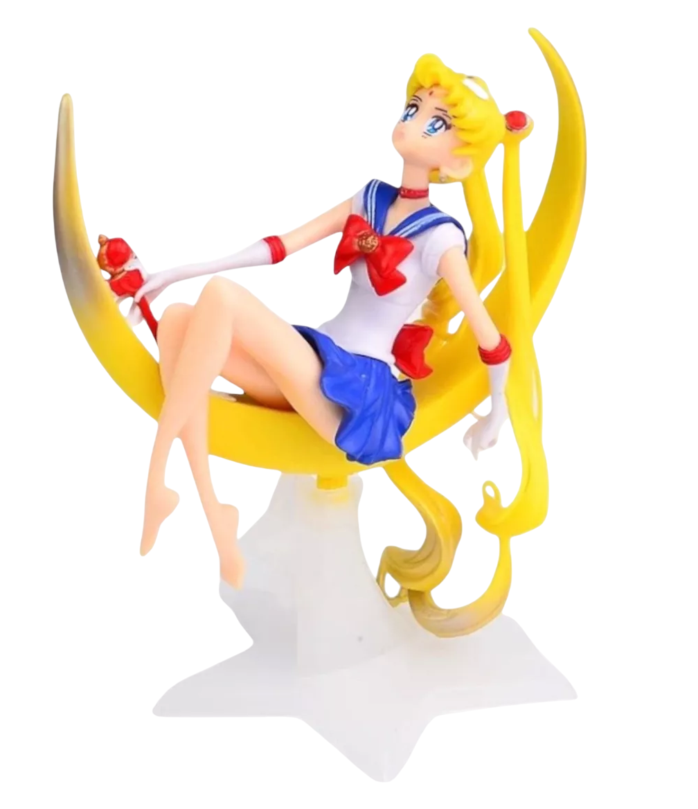 Foto 2 pulgar | Figura Serena Belug Sailor Moon Con Base Lunar