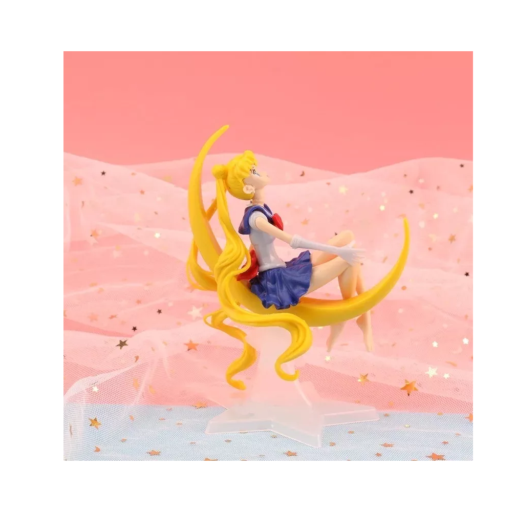 Foto 5 pulgar | Figura Serena Belug Sailor Moon Con Base Lunar